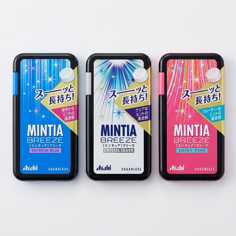 Asahi Mintia Breeze Candy Mints: Refreshing Tablet Snack Variety Pack