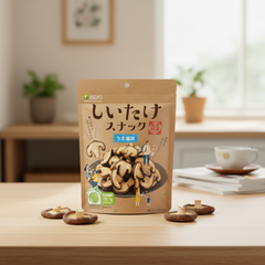 Japanese iSDG Medical Food Dotcom Shiitake Snack, Salted Horse Flavor | Japanbasket Box Edition