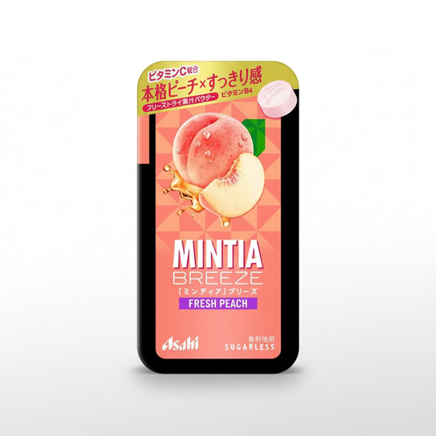 Traditional Japanese Mintia Breeze Fresh Peach | Japanbasket Box Packaging