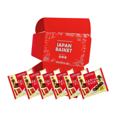 Traditional Japanese Bourbon Mini Millefeuille Chocolat - Japanbasket Box Packaging