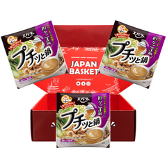 Japanese Ebara Foods Petit & Pot with Sesame Pot - 3 Pieces Japanbasket Box Edition