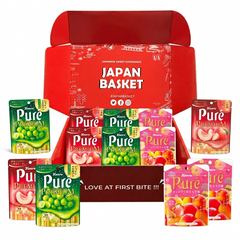 Kanro Pure Gummy Candy Box: Premium Fruit Jellies, Sour Gummy Snack