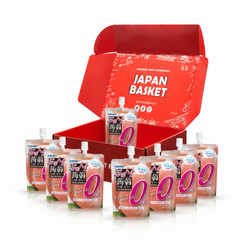 Premium ORIHIRO Pudding Konjac Jelly - Zero Calorie White Peach Flavor - Japanbasket Box for Family Use