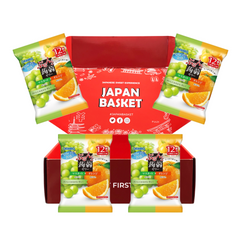 Traditional Japanese Orihiro Purunto Konnyaku Jelly, Muscat + Orange | Japanbasket Box Packaging