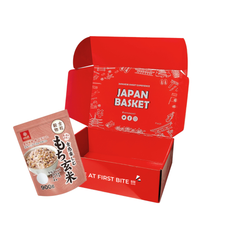 Japanese Hakubaku Mochi Brown Rice with Soft Texture - 1 Pieces Japanbasket Box Edition