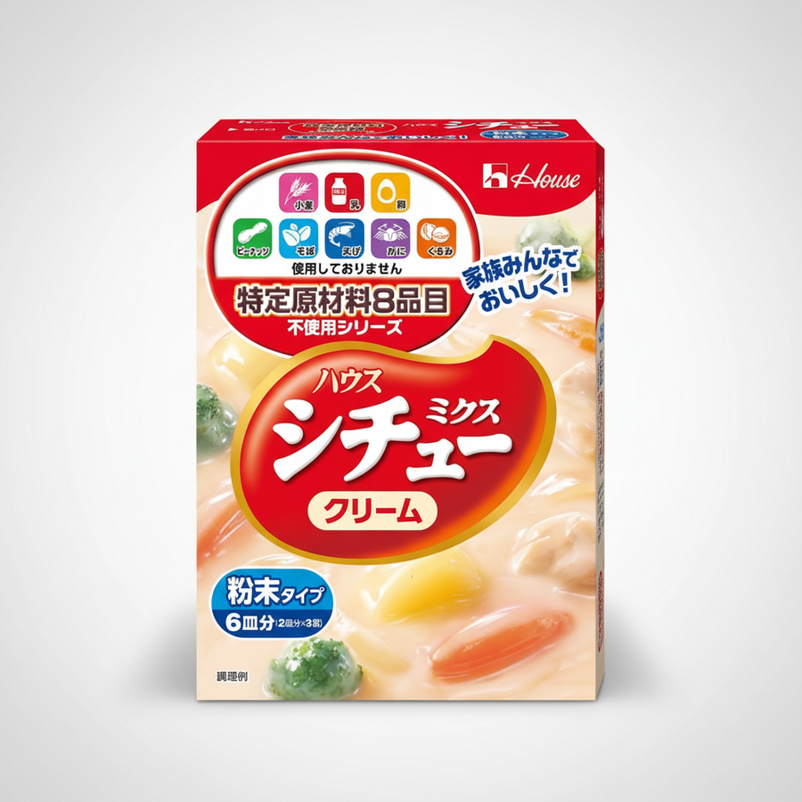 Japanese House Foods Stewomics Cream - 4 Pieces Japanbasket Box Edition