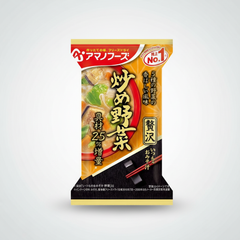 Japanese Amano Foods Itsumono Miso Soup, Luxurious Stir-fried Vegetables - Japanbasket Box Edition