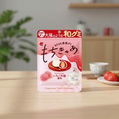 Traditional Japanese もちきゅあ いちご大福風味 | Japanbasket Box Packaging