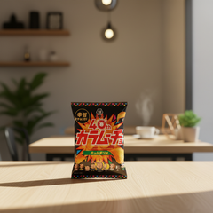 Japanese Koikeya Karamucho Chips, Hot Chili Flavor | Japanbasket Box Edition