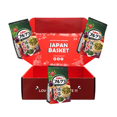 Japanese Calbee Full Gura Matcha Azuki Flavor - 3 Pieces Japanbasket Box Edition