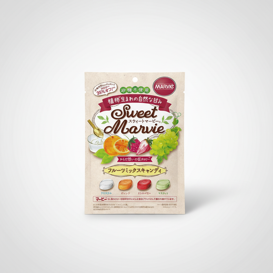 Japanese Marvie Sweet Marvy Fruit Mix Candy - Japanbasket Box Edition
