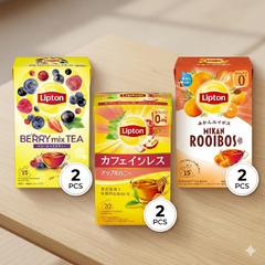 Lipton Tea Bags Assorted Flavors | Caffeine-Free & Herbal Variety Pack