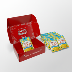 Traditional Japanese Fanjaku Candy 100% Honey and Lemon Candy - Japanbasket Box Packaging