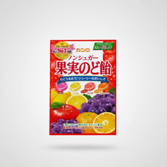 Japanese KANRO Non-Sugar Fruit Throat Candy - Japanbasket Box Edition