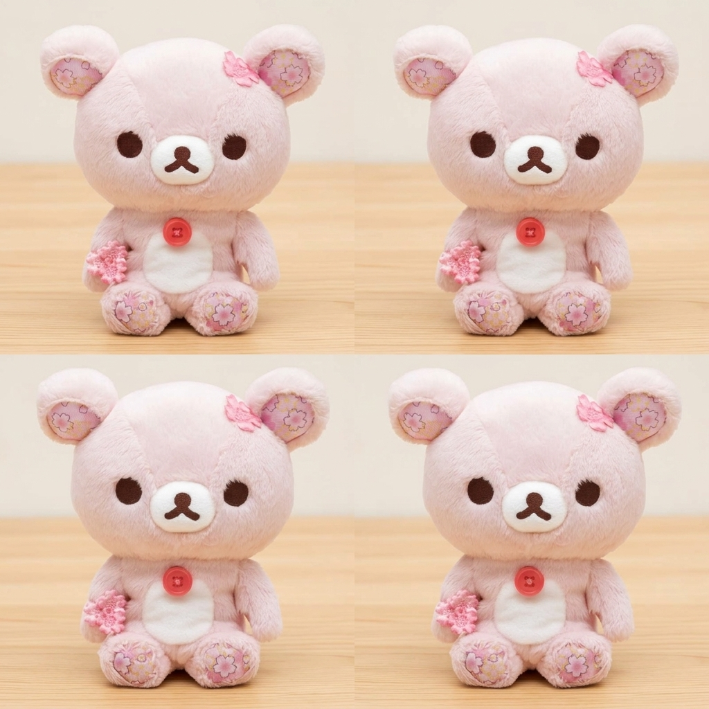 San-X Rilakkuma Korilakkuma Sitting Plush Toy, Kawaii Anime Stuffed Doll