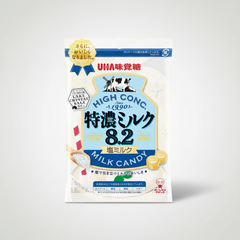 Traditional Japanese UHA Mikakuto Tokuno Milk 8.2 Salt Milk Collection (Japanbasket Box)