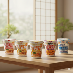 Nissin Cup Noodles Variety Pack: Ramen, Curry, Seafood, Miso, Tom Yum