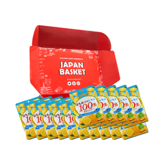 Traditional Japanese Fanjaku Candy 100% Honey and Lemon Candy - Japanbasket Box Packaging