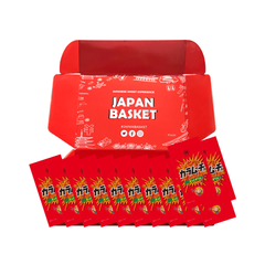 Bulk Koikeya Slim Bag, Stick Karamucho, Hot Chili Flavor Collection (Japanbasket Box)