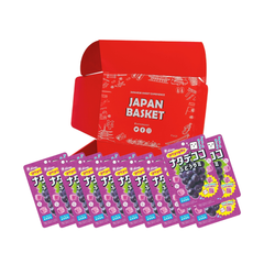 Japanese Lion Sweets, Nata Decoco Grape Gummy | Japanbasket Box Edition