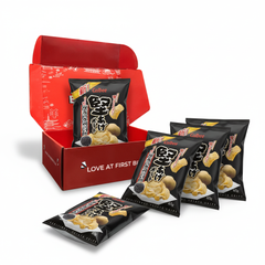 Japanese Calbee Kataage Hard-Fried Potato Chips, Black Pepper Flavor | Japanbasket Box Edition