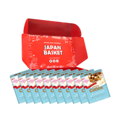 Japanese Ezaki Glico Cream Cologne Adult Milk | 10 Packs Japanbasket Box Edition