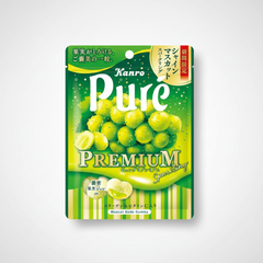 Japanese Kanro Pure Gumi Premium Shine Muscat Sparkling | Japanbasket Box Edition