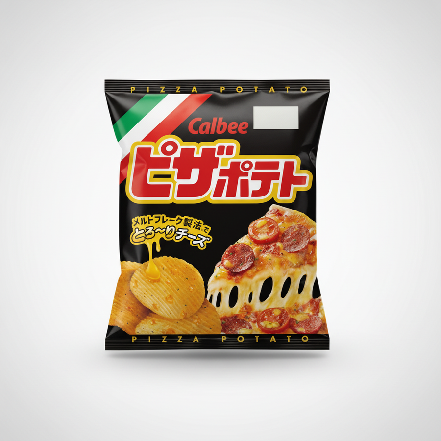 Japanese Calbee Pizza Potato - Japanbasket Box Edition