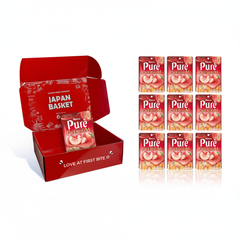 Japanese Kanro Pure Gumi Premium White Peaches - Japanbasket Box Edition