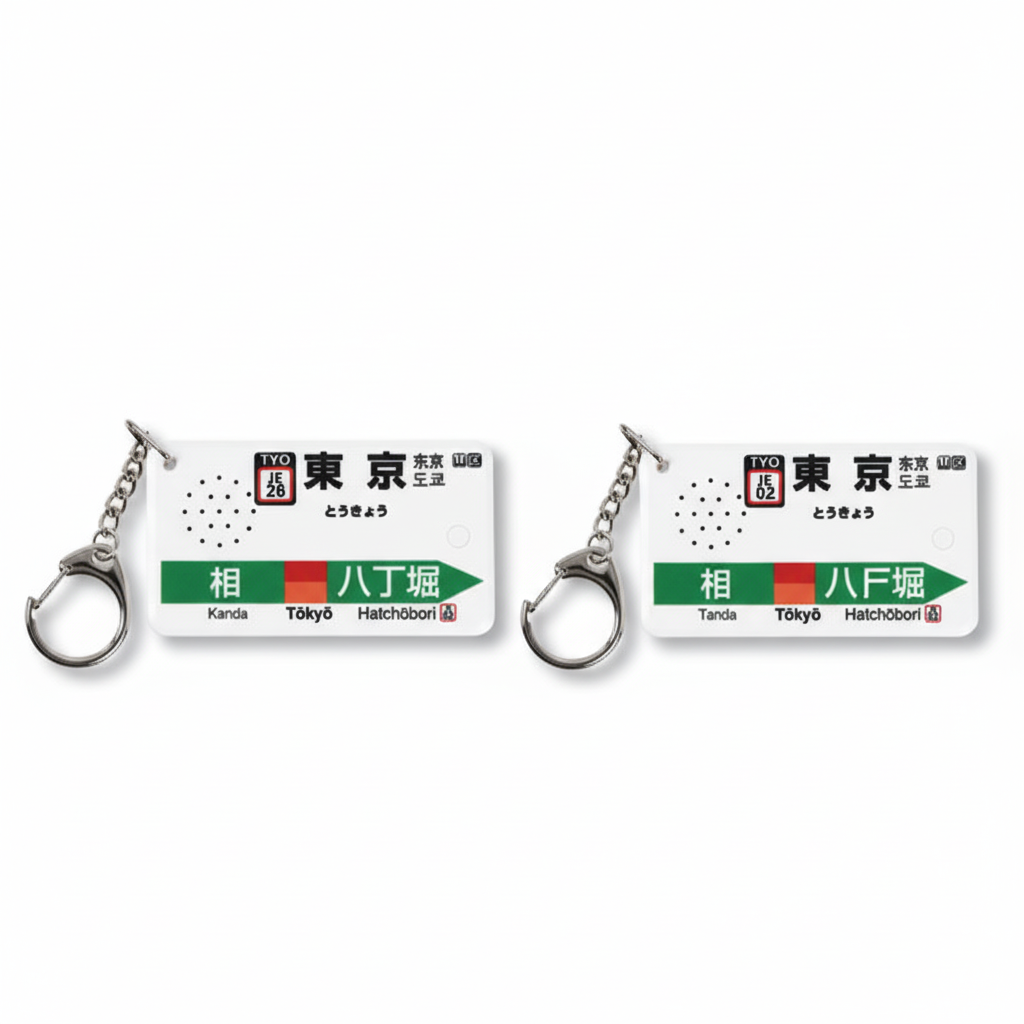 Japanista Station Melody Keychain: Tokyo Train Station Sound - JR East Licensed