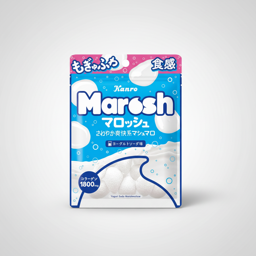 Japanese Kanro Maloche Yogurt Soda Flavor | Japanbasket Box Edition