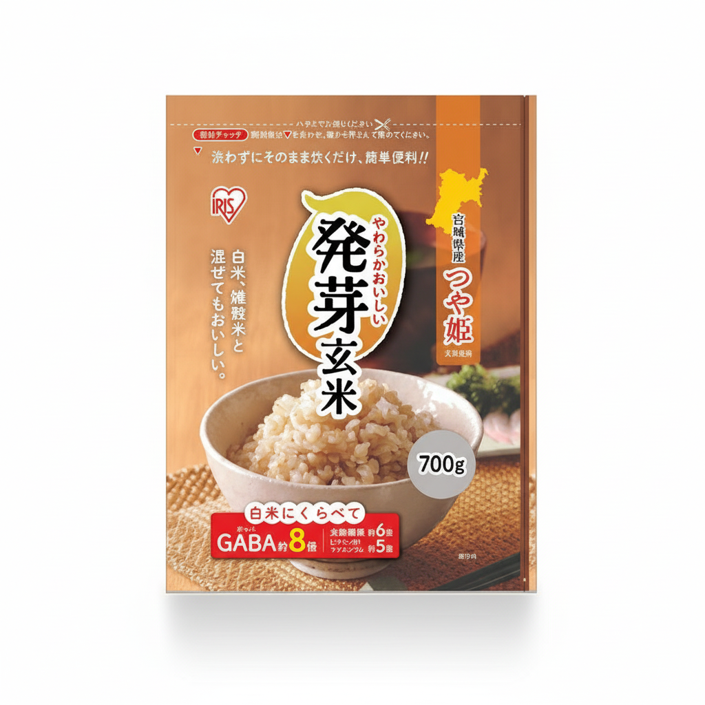 Japanese Iris Ohyama Germinated Brown Rice | 2 Pieces Japanbasket Box Edition