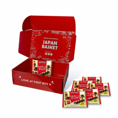 Traditional Japanese Bourbon Mini Millefeuille Chocolat - Japanbasket Box Packaging