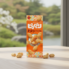 Traditional Japanese Bourbon Peeparis, Peanut Flavor | Japanbasket Box Packaging