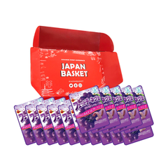 Japanese Bourbon Fettuccine Gummy Italian Grape Flavor | Japanbasket Box Edition