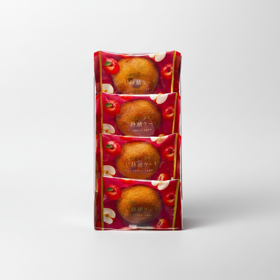 Japanese Hitoe Nakajima Taishodo Fruit Plenty of Fuji Apple Cake - Japanbasket Box Edition