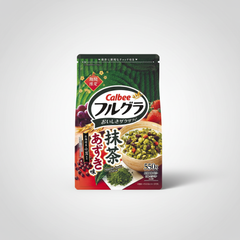 Japanese Calbee Full Gura Matcha Azuki Flavor - 3 Pieces Japanbasket Box Edition