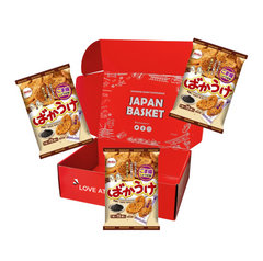 Traditional Japanese Kuriyama Rice Candy Bakauke Sesame Fried | Japanbasket Box Packaging