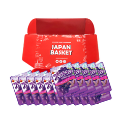 Japanese Bourbon Fettuccine Gummy Italian Grape Flavor | Japanbasket Box Edition