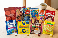 Japanese Candy Box: Assorted Throat Candy, Milk Candy, Ramune Soda