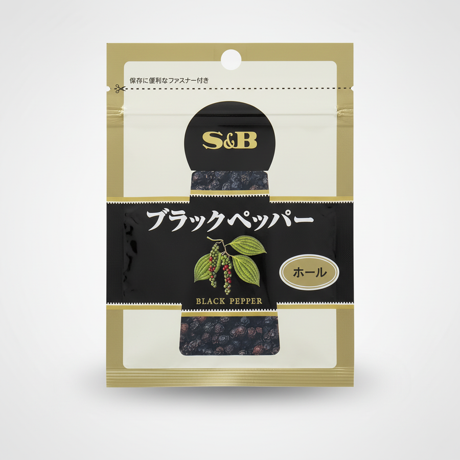 Japanese S&B Black Pepper (Hole) - Japanbasket Box Edition