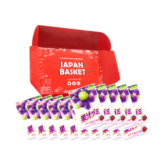 Japanese Meiji Fruit Juice Gummy Grape - Japanbasket Box Edition