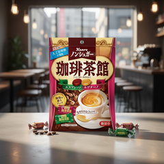 Japanese Kanro Non-Sugar Coffee Tea House | Japanbasket Box Edition