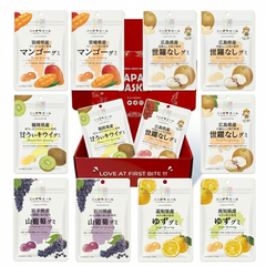 Nippon Ale Japan Gummy Fruit Candy Pack: Mango, Kiwi, Yuzu & More!