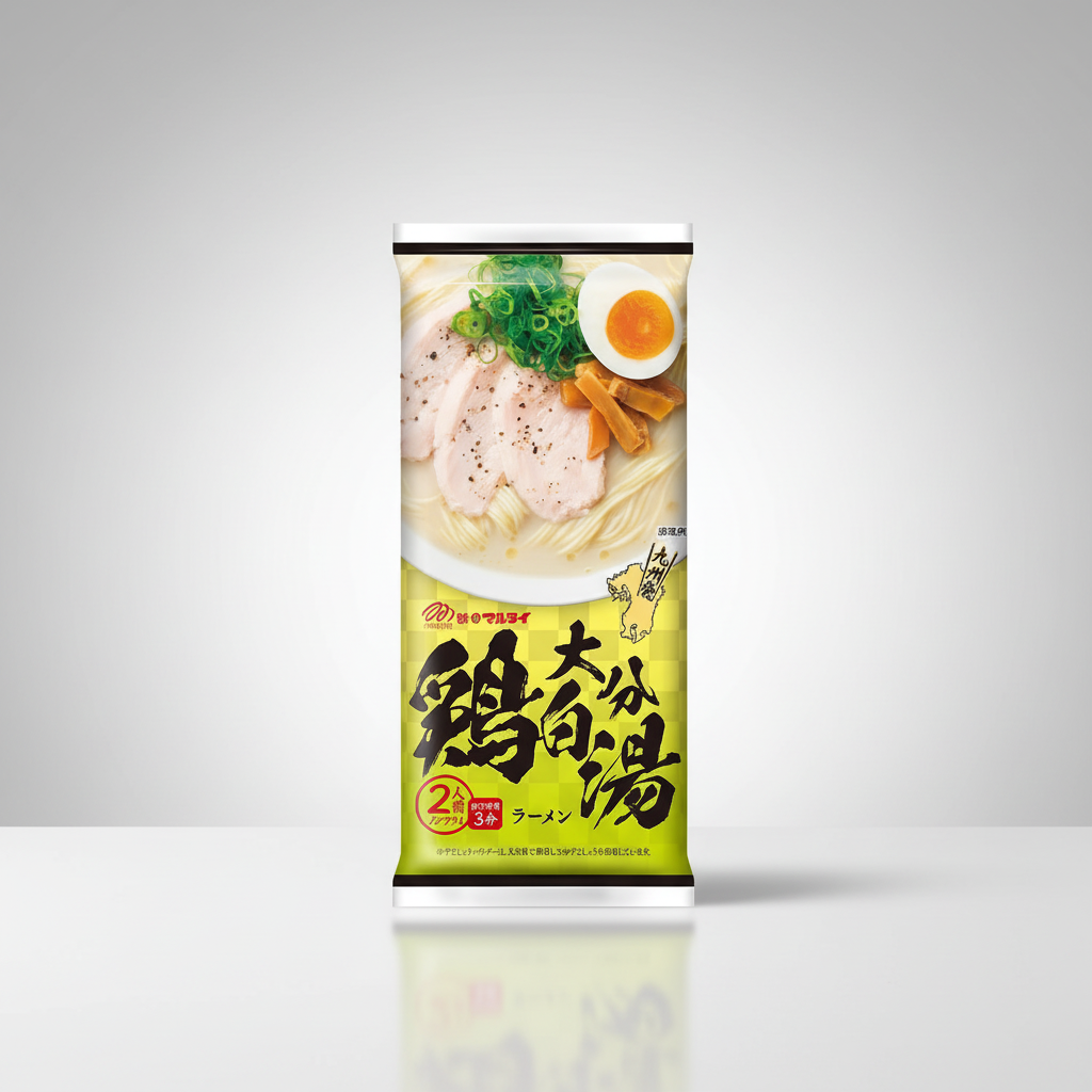 Japanese Marutai Oita Chicken Broth Ramen | Japanbasket Box Edition