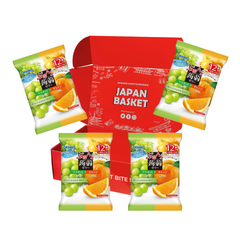 Traditional Japanese Orihiro Purunto Konnyaku Jelly, Muscat + Orange | Japanbasket Box Packaging