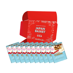 Japanese Ezaki Glico Cream Cologne Adult Milk | 10 Packs Japanbasket Box Edition