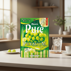 Japanese Kanro Pure Gumi Premium Shine Muscat Sparkling | Japanbasket Box Edition