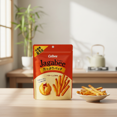 Japanese Jagabee Calbee, Butter Soy Sauce Flavor - Japanbasket Box Edition