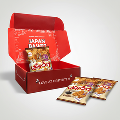 Traditional Japanese Kuriyama Rice Candy Bakauke Sesame Fried | Japanbasket Box Packaging